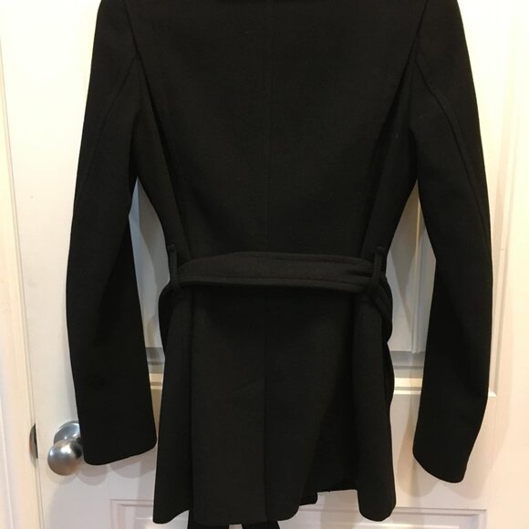 Aritzia Babaton Connor Coat Atelier jet black - size xxs exceptional condition - Picture 3 of 6